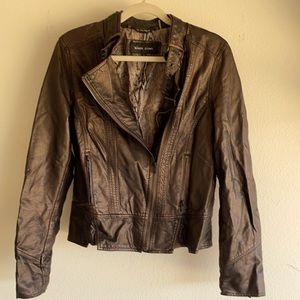 Black Rivet Leather Jacket